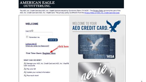 american eagle online banking|American Eagle Credit Card.